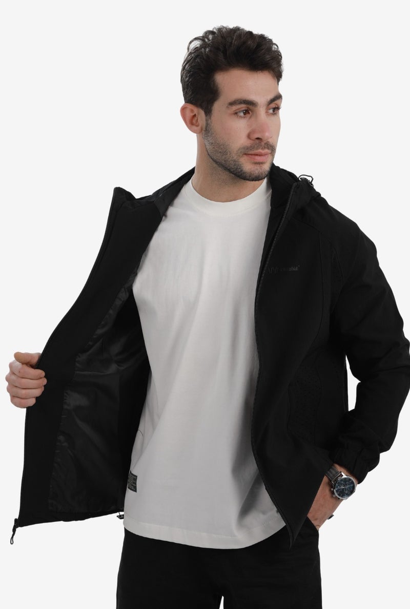 WHITE RABBIT Jacket soft with lining-Black - Image 3